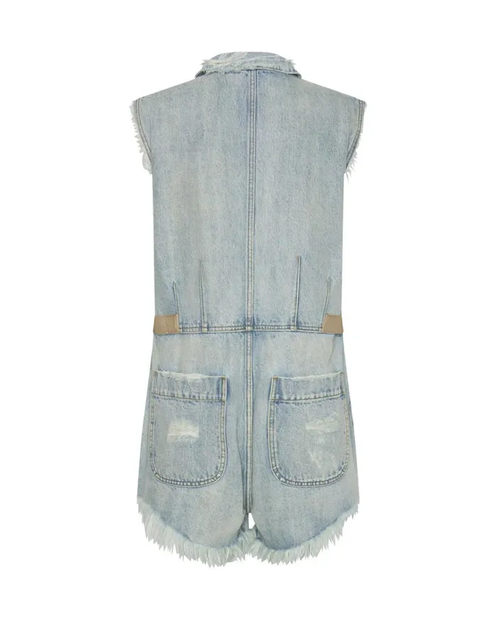 KANSAS BLUE PALISADES OVERALL Women One Teaspoon Denim Jumpsuits KANSAS BLUE PALISADES OVERALL Women One Teaspoon Denim Jumpsuits