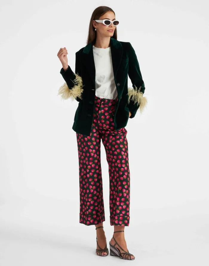 Keaton Jacket Blue Petrol Women La Double J Outerwear