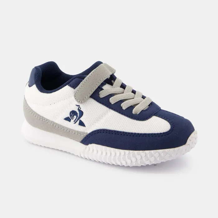 Kid Kids Le Coq Sportif CHAUSSURES ENFANT Shoes VELOCE I PS Kids Optical Whitemoonlit Ocean