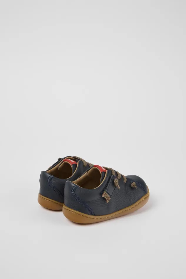 Kids Camper Boots Peu Blue Leather Kids039 Shoes