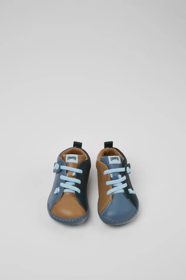 Kids Camper Boots Twins Multicolor Leather Shoes For Kids Kids Camper Boots Twins Multicolor Leather Shoes For Kids
