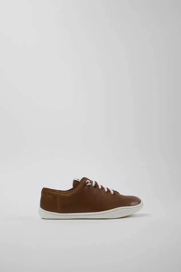 Kids Camper Casual Shoes Peu Brown Leather Kids039 Shoes Kids Camper Casual Shoes Peu Brown Leather Kids039 Shoes