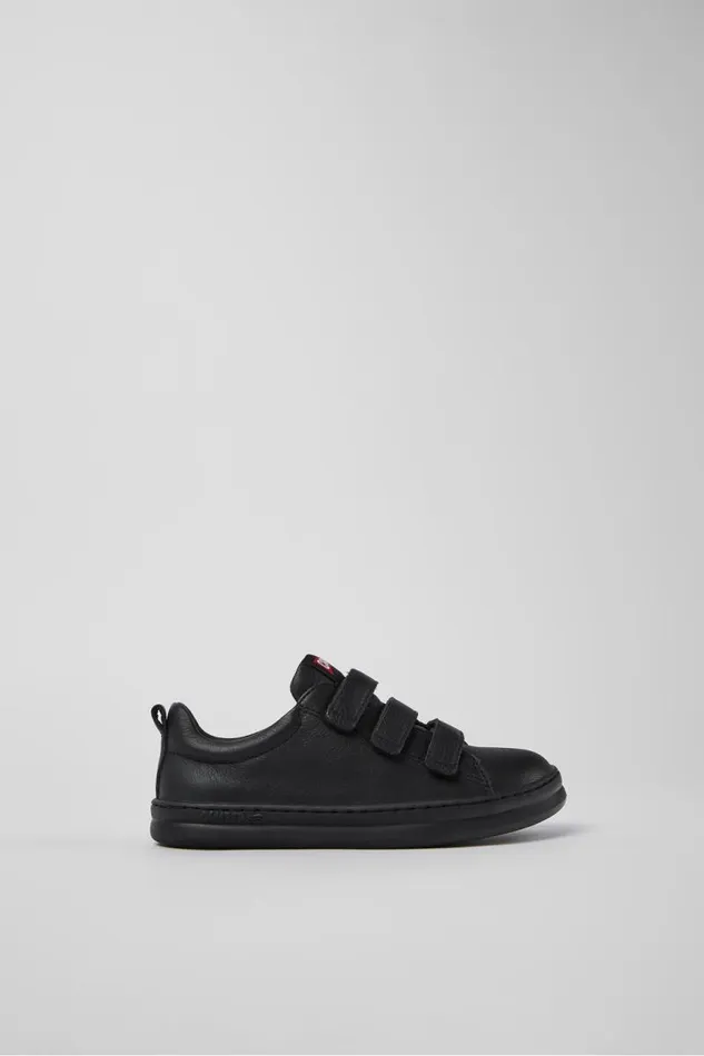 Kids Camper Sneakers Runner Black Leather And Textile Sneakers For Kids Kids Camper Sneakers Runner Black Leather And Textile Sneakers For Kids