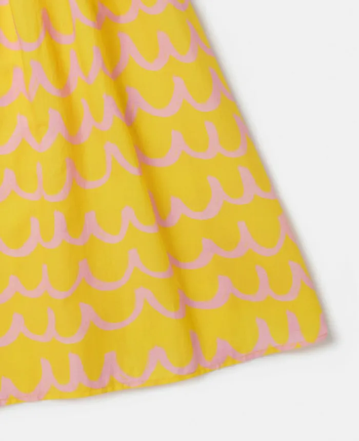 Kids Dresses and Jumpsuits Stella McCartney Flower Graphic Tank Dress Yellow
