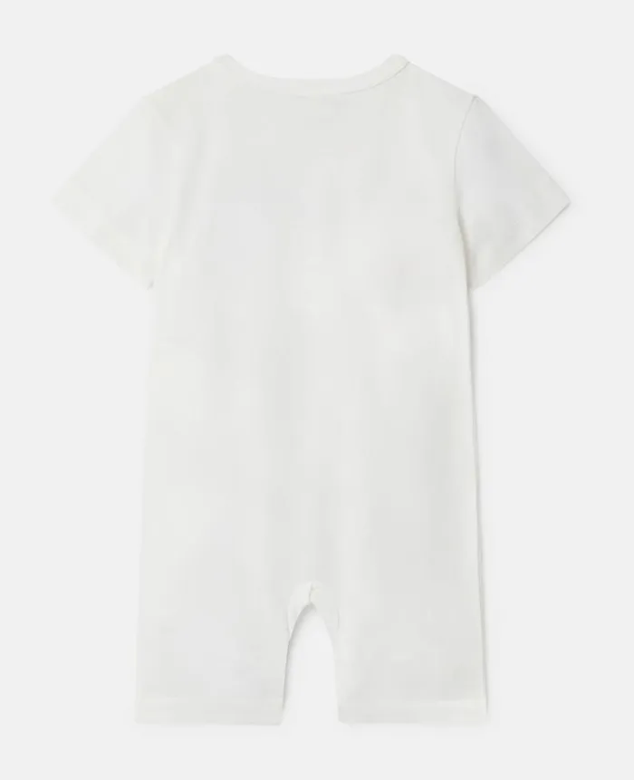 Kids Dresses and Jumpsuits Stella McCartney Sarnie Snack Stall Romper Ivory