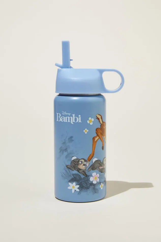 Kids Metal Drink Bottle Lcn Dis Bambidusty Blue GirlsBoys Cotton On Drink Bottles Kids Metal Drink Bottle Lcn Dis Bambidusty Blue GirlsBoys Cotton On Drink Bottles
