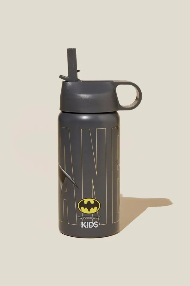 Kids Metal Drink Bottle Lcn Wb Batmanphantom GirlsBoys Cotton On Drink Bottles