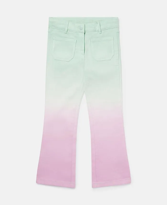 Kids Pants and Shorts Stella McCartney Ombr Patch Pocket Straight Leg Jeans Pastel Multicolour Kids Pants and Shorts Stella McCartney Ombr Patch Pocket Straight Leg Jeans Pastel Multicolour