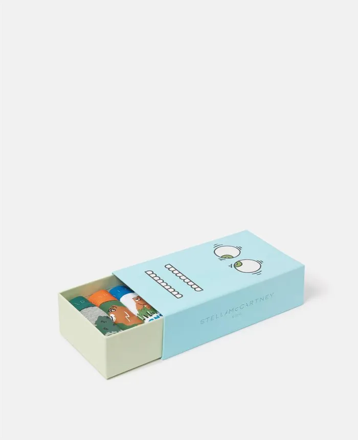 Kids Shoes And Accessories Stella McCartney 7 Pack Of Bear Badge Days Of The Week Boxers Multicolour