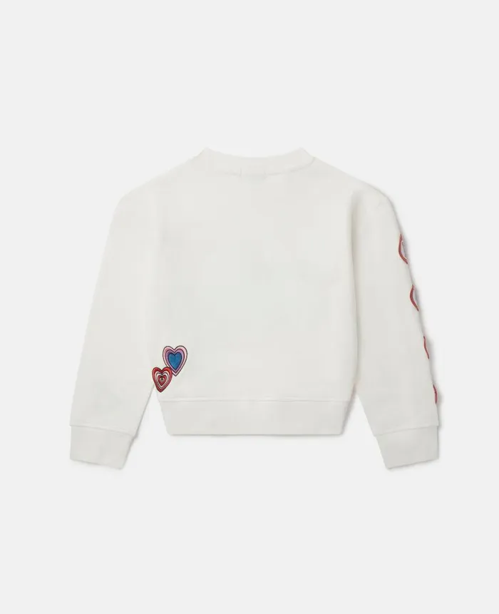 Kids Sweaters and Cardigans Stella McCartney I Love You Embroidered Sweatshirt I Love You