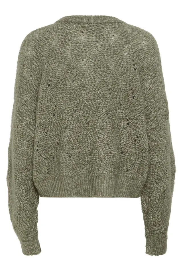 Knitwear and Cardigans Women CULTURE CUkimmy Cardigan Dusky Green Melange