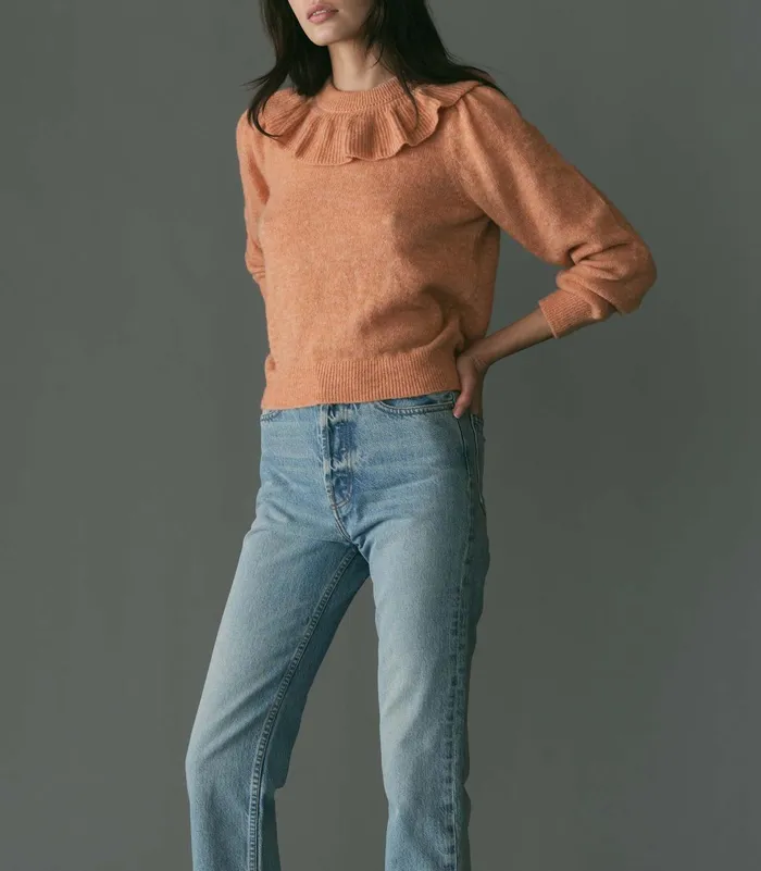 Knitwear Women DEN Azaria Sweater Coral