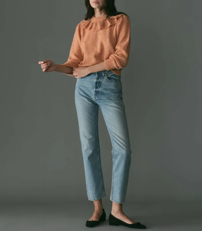 Knitwear Women DEN Azaria Sweater Coral Knitwear Women DEN Azaria Sweater Coral