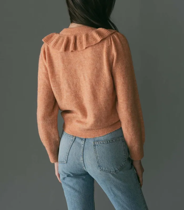 Knitwear Women DEN Azaria Sweater Coral Knitwear Women DEN Azaria Sweater Coral