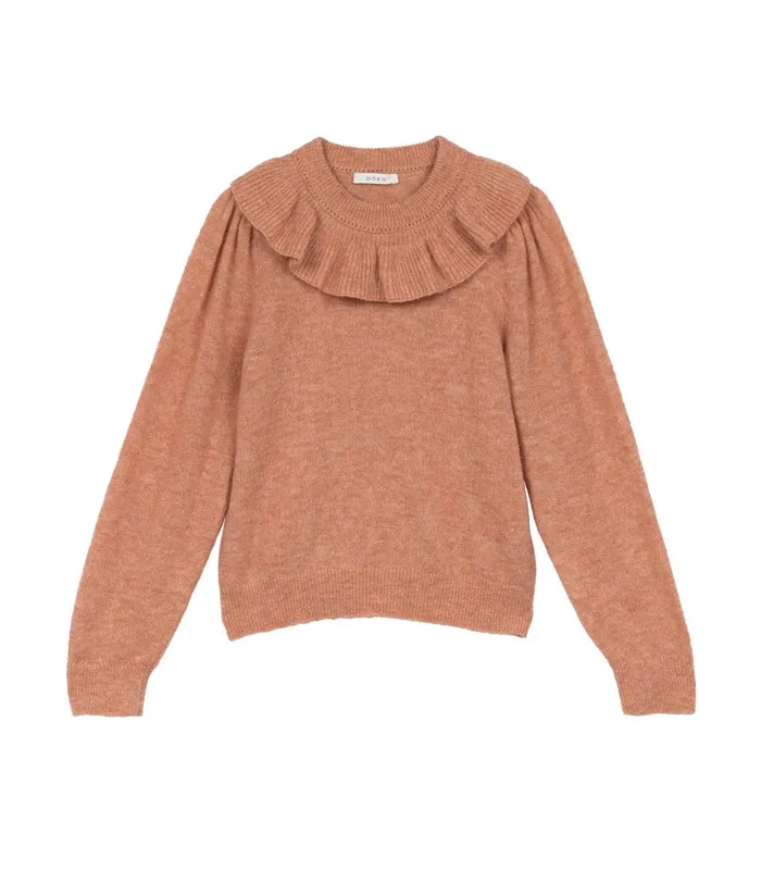 Knitwear Women DEN Azaria Sweater Coral Knitwear Women DEN Azaria Sweater Coral