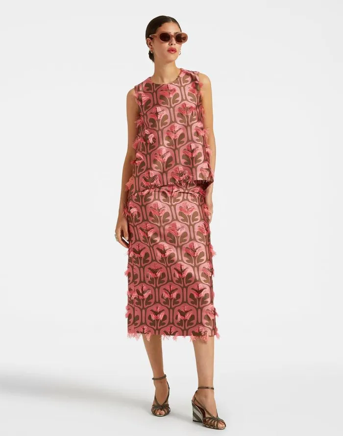 La Scala Top Grove Kakipink Women La Double J Shirts and Tops