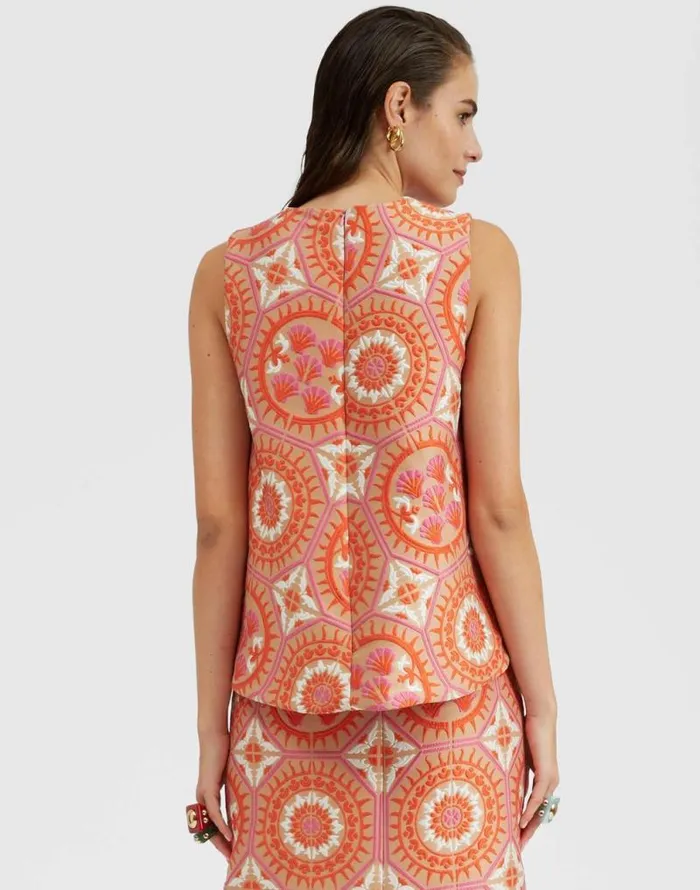 La Scala Top Sun Orange Women La Double J Shirts and Tops La Scala Top Sun Orange Women La Double J Shirts and Tops