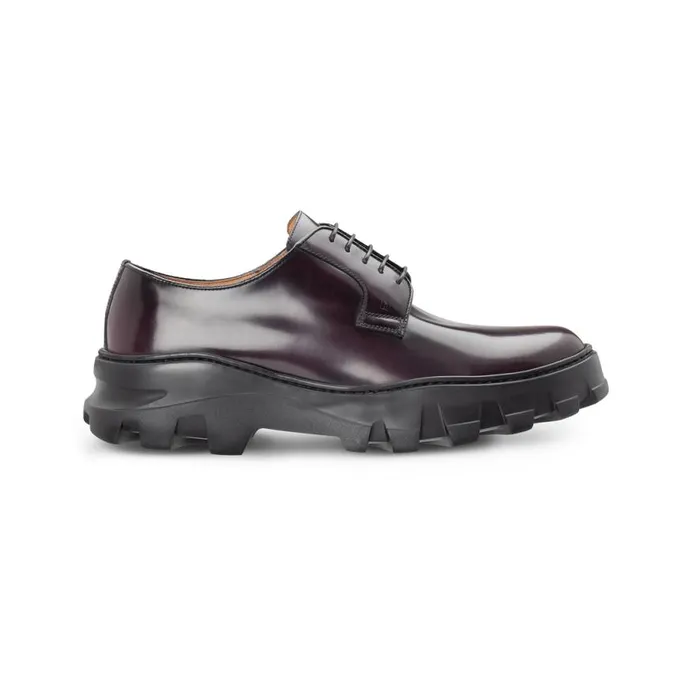 Lace Ups Men Moreschi Burgundy Leather Derby