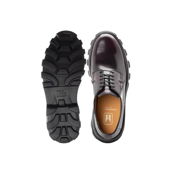 Lace Ups Men Moreschi Burgundy Leather Derby