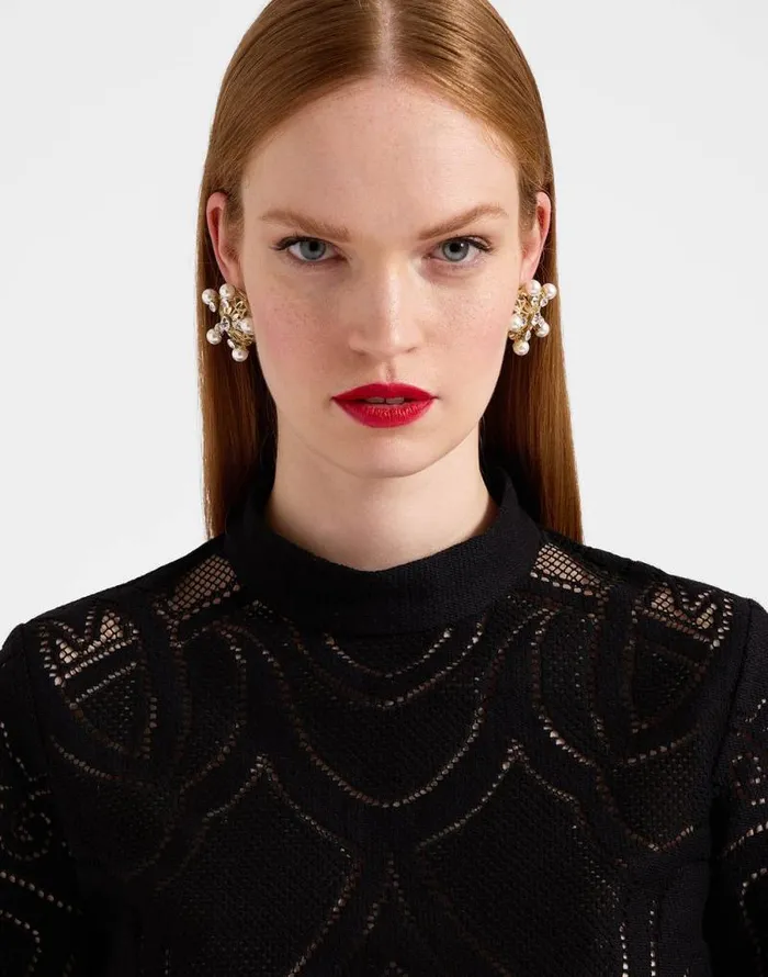 Lacey Make An Exit Top Solid Black Women La Double J Shirts and Tops