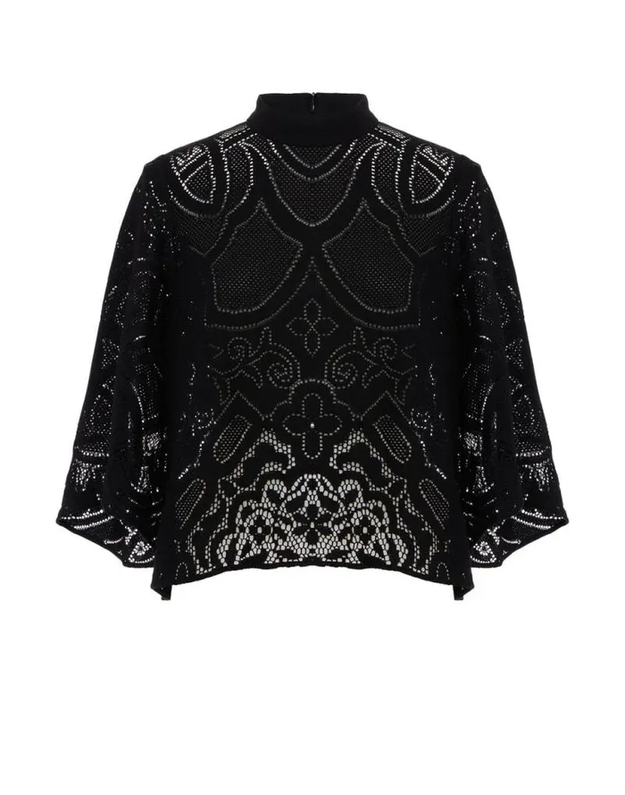 Lacey Make An Exit Top Solid Black Women La Double J Shirts and Tops