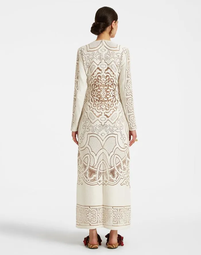 Lacey Swing Dress Solid White Smoke Women La Double J Dresses Lacey Swing Dress Solid White Smoke Women La Double J Dresses