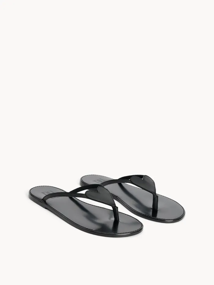 Ladina Leather Sandals Black Women By Malene Birger Shoes