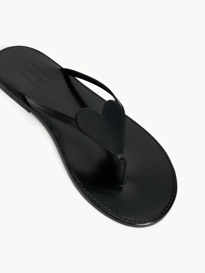 Ladina Leather Sandals Black Women By Malene Birger Shoes