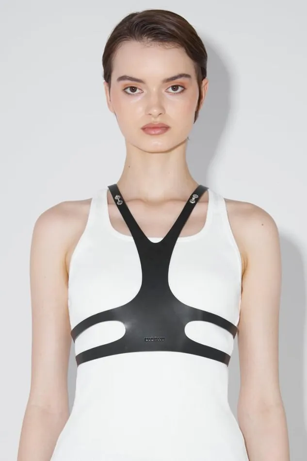 Leather Harness Black Women MISBHV Tops