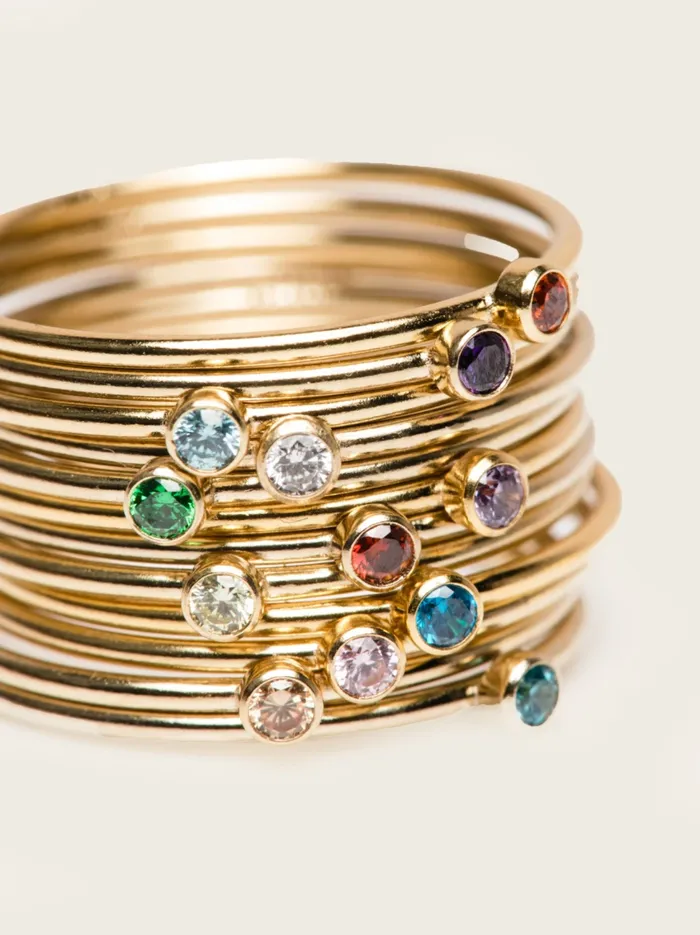 Legacy Birthstone Ring 14k Goldfilled Women Personalized Jewelry Able