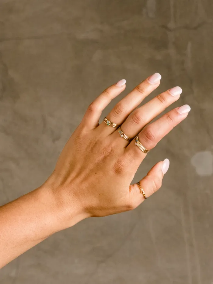 Legacy Birthstone Ring 14k Goldfilled Women Personalized Jewelry Able