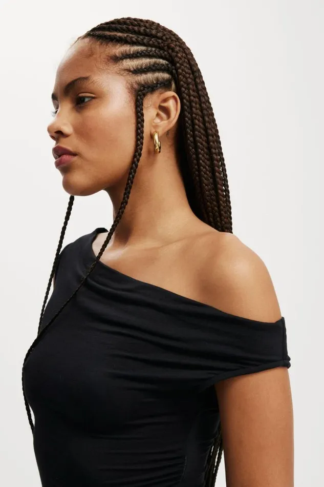 Lexa Off The Shoulder Top Black Women Cotton On Tops