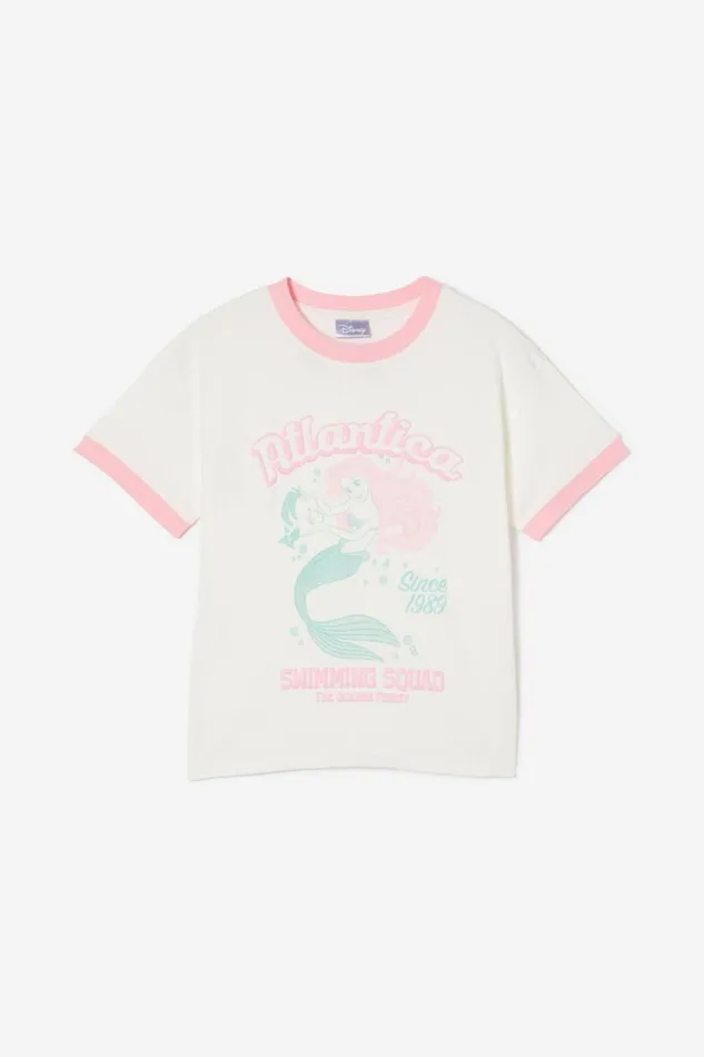 License Drop Shoulder Short Sleeve Tee Lcn Dis Ariel Atlanticavanilla Girls Cotton On Tops and TShirts License Drop Shoulder Short Sleeve Tee Lcn Dis Ariel Atlanticavanilla Girls Cotton On Tops and TShirts