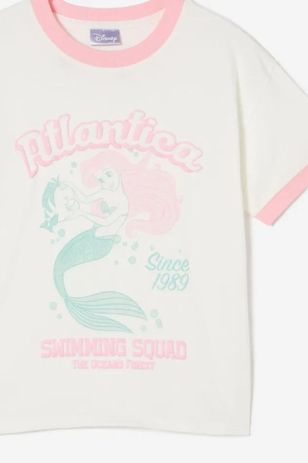 License Drop Shoulder Short Sleeve Tee Lcn Dis Ariel Atlanticavanilla Girls Cotton On Tops and TShirts License Drop Shoulder Short Sleeve Tee Lcn Dis Ariel Atlanticavanilla Girls Cotton On Tops and TShirts