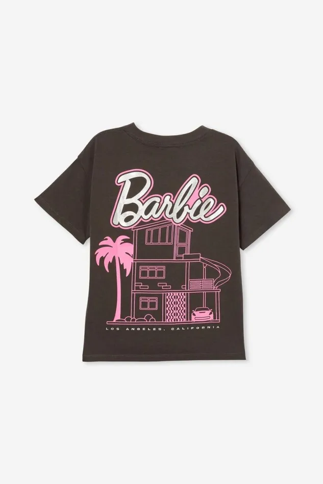 License Drop Shoulder Short Sleeve Tee Lcn Mat Barbie Dream Housephantom Girls Cotton On Tops and TShirts License Drop Shoulder Short Sleeve Tee Lcn Mat Barbie Dream Housephantom Girls Cotton On Tops and TShirts