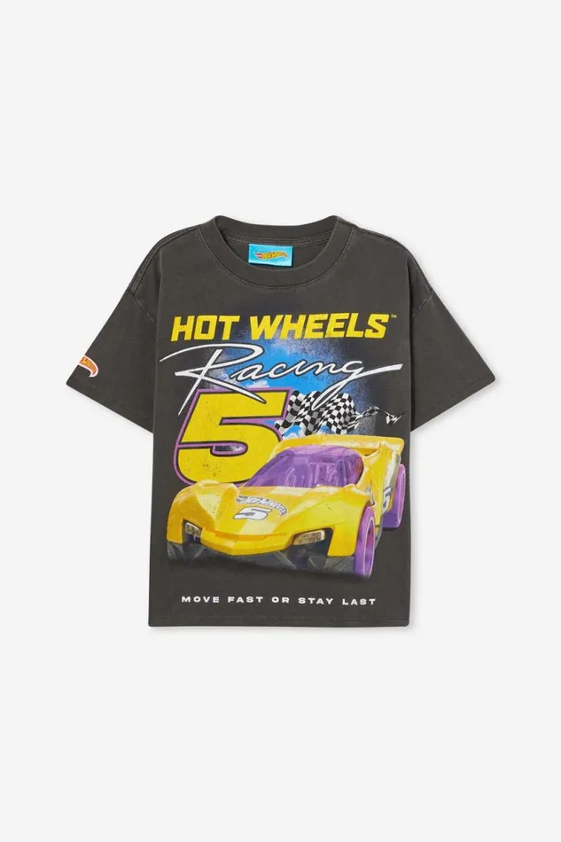 License Drop Shoulder Short Sleeve Tee Lcn Mat Phantom Washhot Wheels Racing 5 Boys Cotton On Tops and TShirts License Drop Shoulder Short Sleeve Tee Lcn Mat Phantom Washhot Wheels Racing 5 Boys Cotton On Tops and TShirts