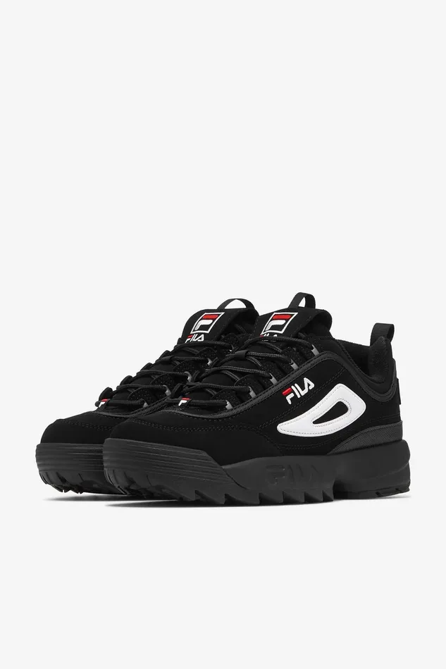 Little Kids 1053 Kids Fila Kids039 Disruptor 2 014 Black White Red