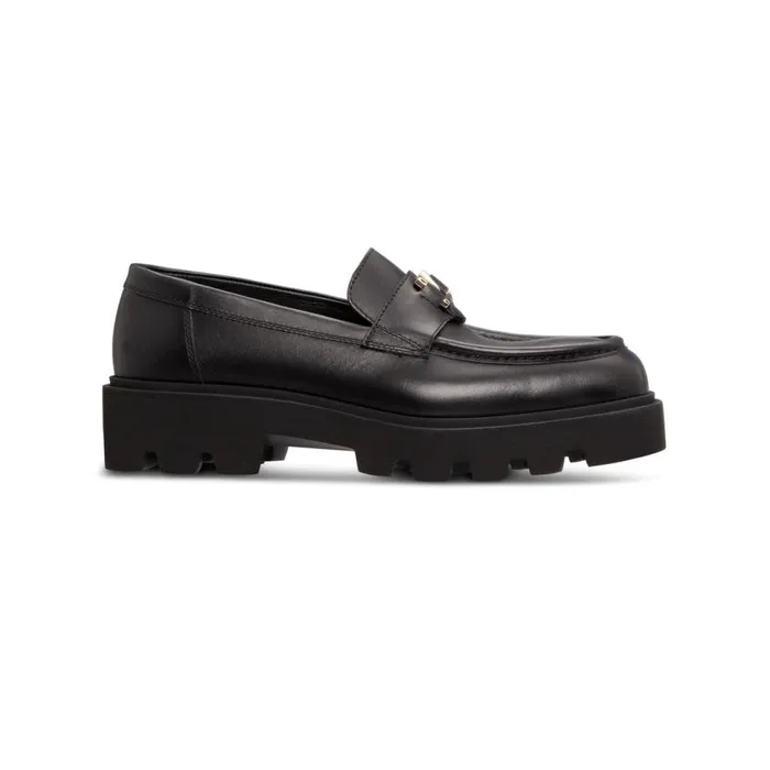 Loafers Women Moreschi Black Leather Loafer