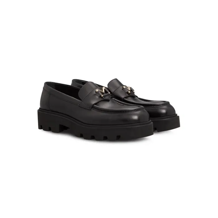 Loafers Women Moreschi Black Leather Loafer