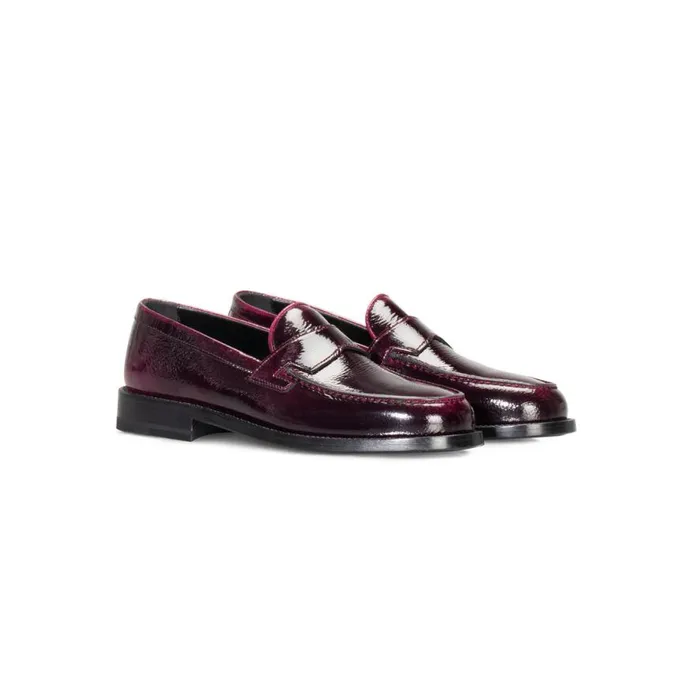 Loafers Women Moreschi FOR HER 8211 Burgundy Leather Loafer