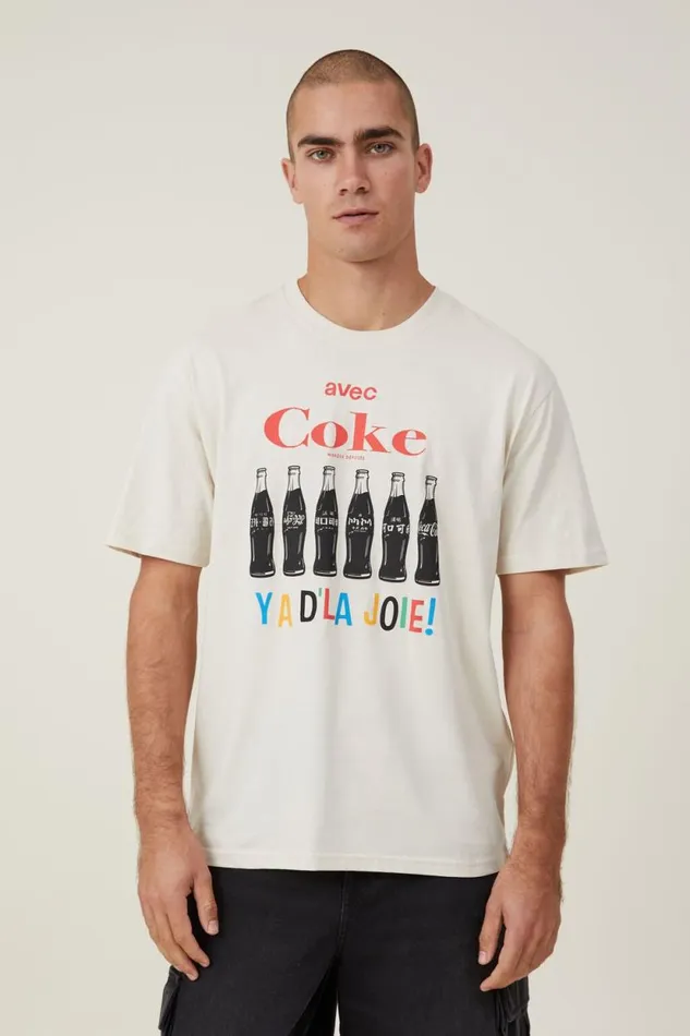 Loose Fit Pop Culture TShirt Lcn Cok Boneavec Coke Men Cotton On Tees and Tanks Loose Fit Pop Culture TShirt Lcn Cok Boneavec Coke Men Cotton On Tees and Tanks
