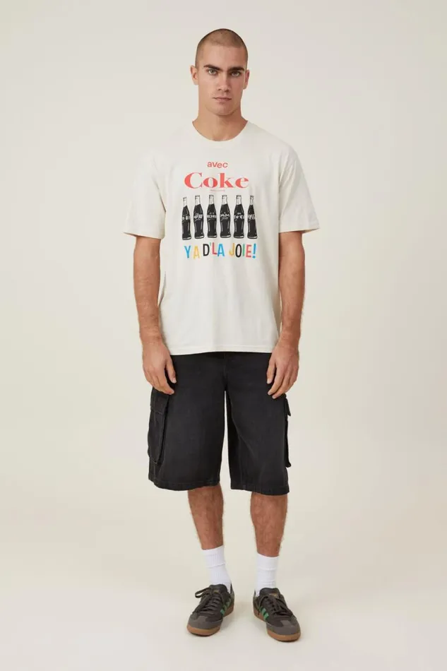 Loose Fit Pop Culture TShirt Lcn Cok Boneavec Coke Men Cotton On Tees and Tanks Loose Fit Pop Culture TShirt Lcn Cok Boneavec Coke Men Cotton On Tees and Tanks