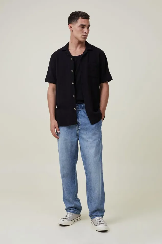 Loose Fit Rib Tank Black Men Cotton On Tees and Tanks Loose Fit Rib Tank Black Men Cotton On Tees and Tanks