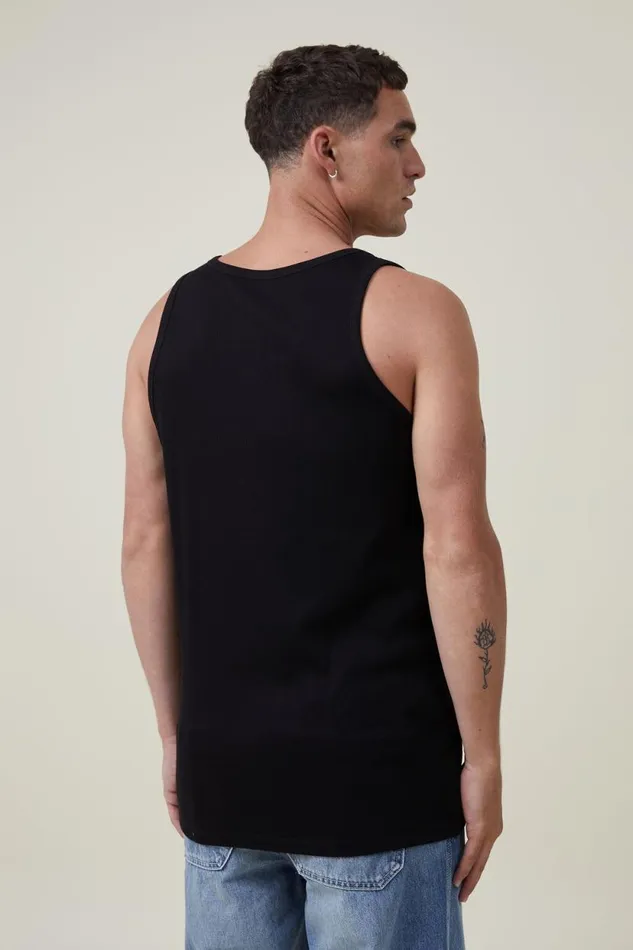 Loose Fit Rib Tank Black Men Cotton On Tees and Tanks Loose Fit Rib Tank Black Men Cotton On Tees and Tanks