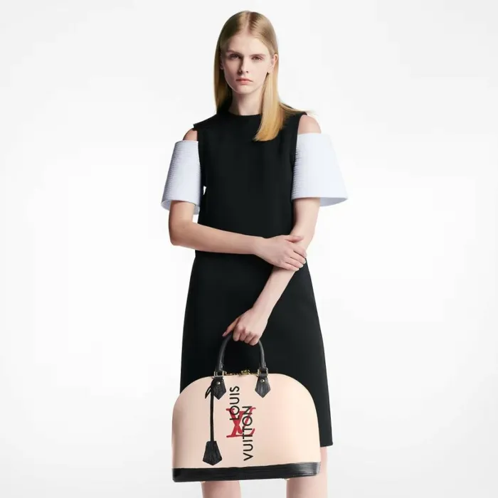 Louis Vuitton Alma Bag Louis Vuitton BeigeBlack M23598 Alma GM 8211 Louis Vuitton Handbag Store 8211 Women