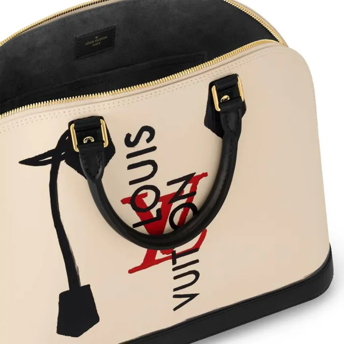 Louis Vuitton Alma Bag Louis Vuitton BeigeBlack M23598 Alma GM 8211 Louis Vuitton Handbag Store 8211 Women