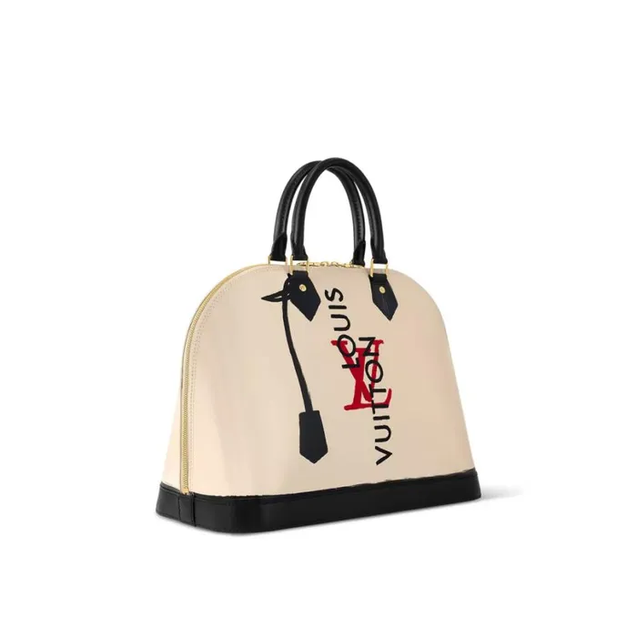 Louis Vuitton Alma Bag Louis Vuitton BeigeBlack M23598 Alma GM 8211 Louis Vuitton Handbag Store 8211 Women