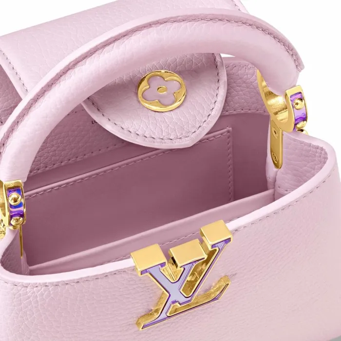 Louis Vuitton Capucines Bag Louis Vuitton M23326 LV SKI Capucines Mini Pearly Lilac 8211 Louis Vuitton Handbag Store 8211 Women