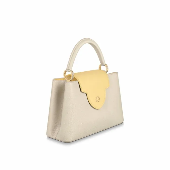 Louis Vuitton Capucines Bag Louis Vuitton M59883 Capucines MM Cream 8211 Louis Vuitton Handbag Store 8211 Women