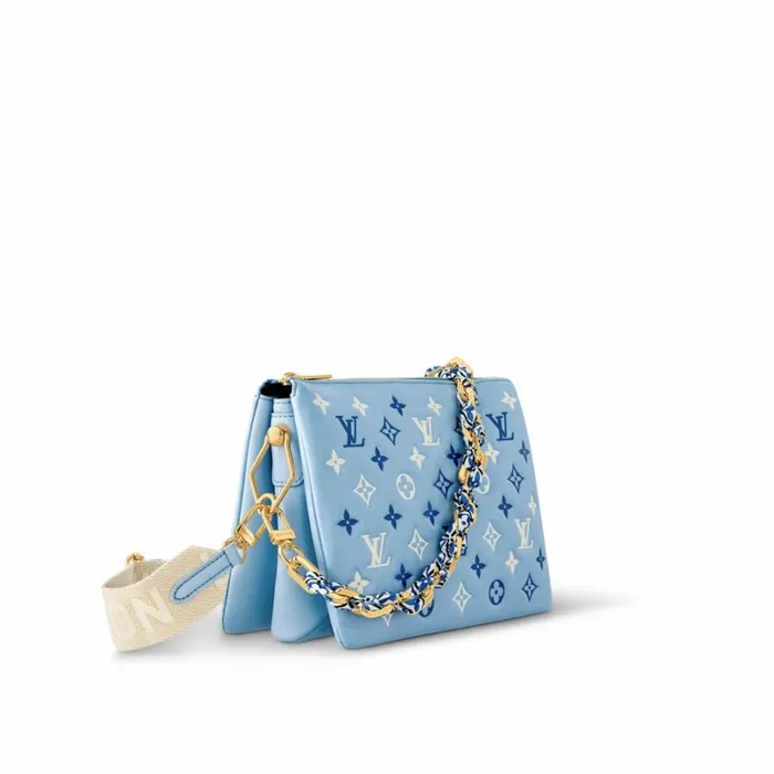 Louis Vuitton Coussin Bag Louis Vuitton M22953 Coussin PM Blue 8211 Louis Vuitton Handbag Store 8211 Women